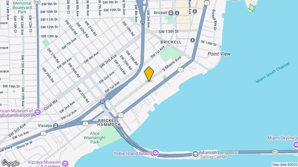 1915 S Miami Ave Mapa y Detalles de la Ubicación