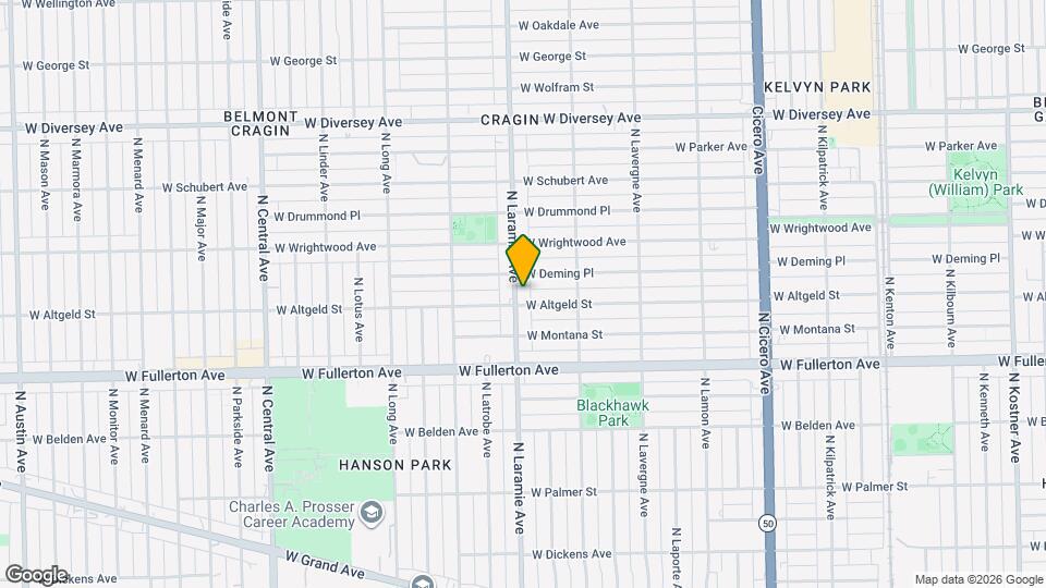 2511 N Laramie Ave Map and Location Details