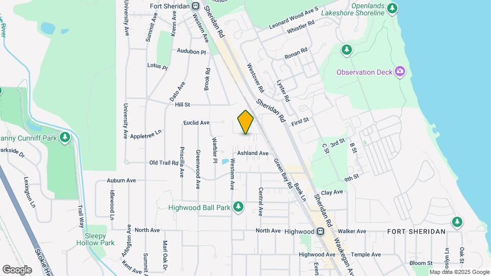 327 Euclid Ave Map and Location Details