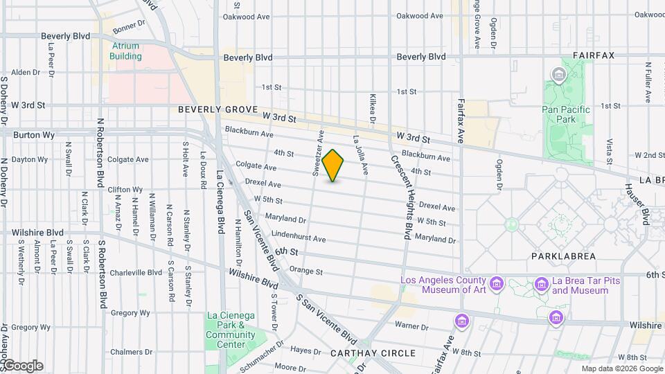 6501 Drexel Ave Map and Location Details