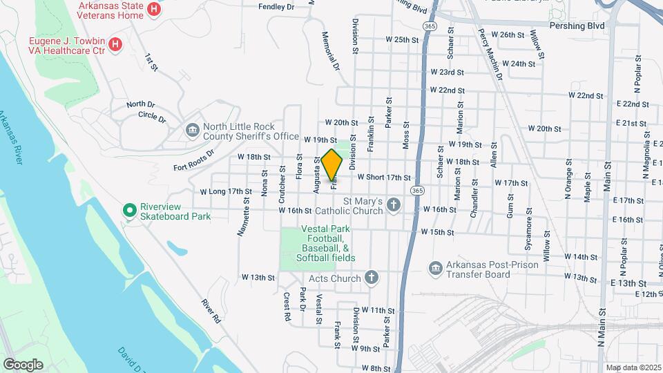 1705 Frank St Map and Location Details