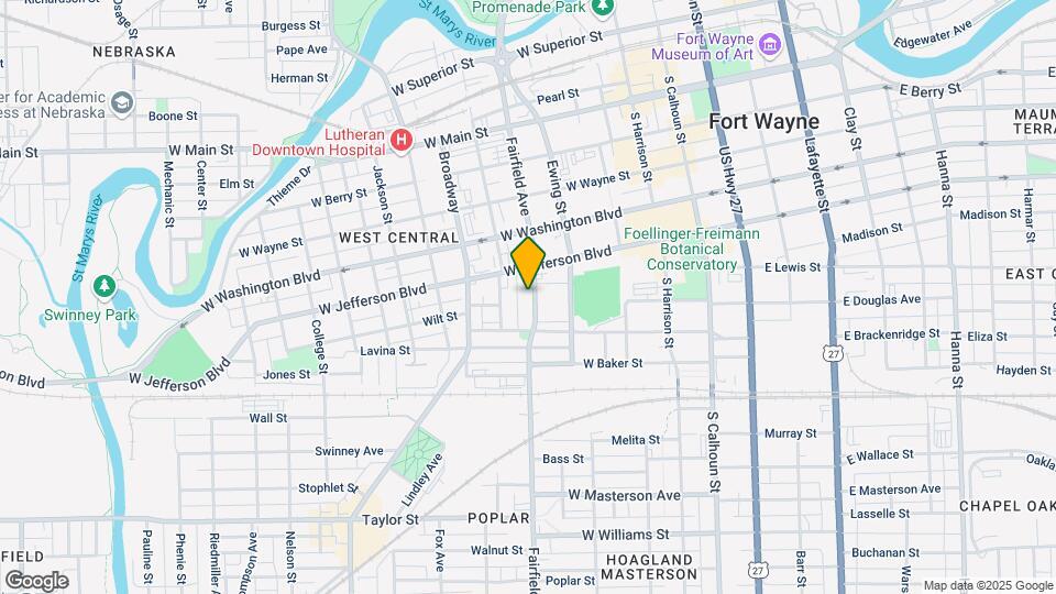 1206 Fairfield Ave Mapa y Detalles de la Ubicación