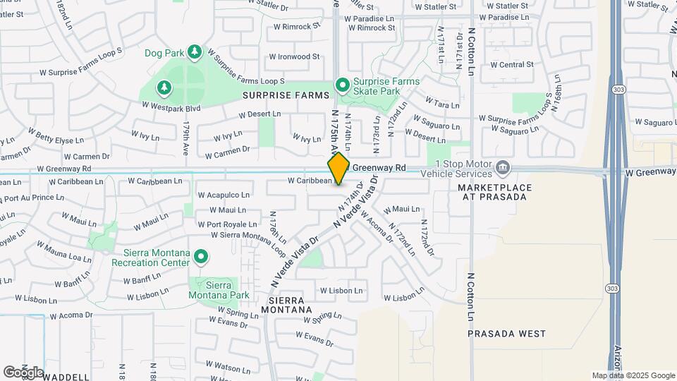 17462 W Acapulco Ln Map and Location Details