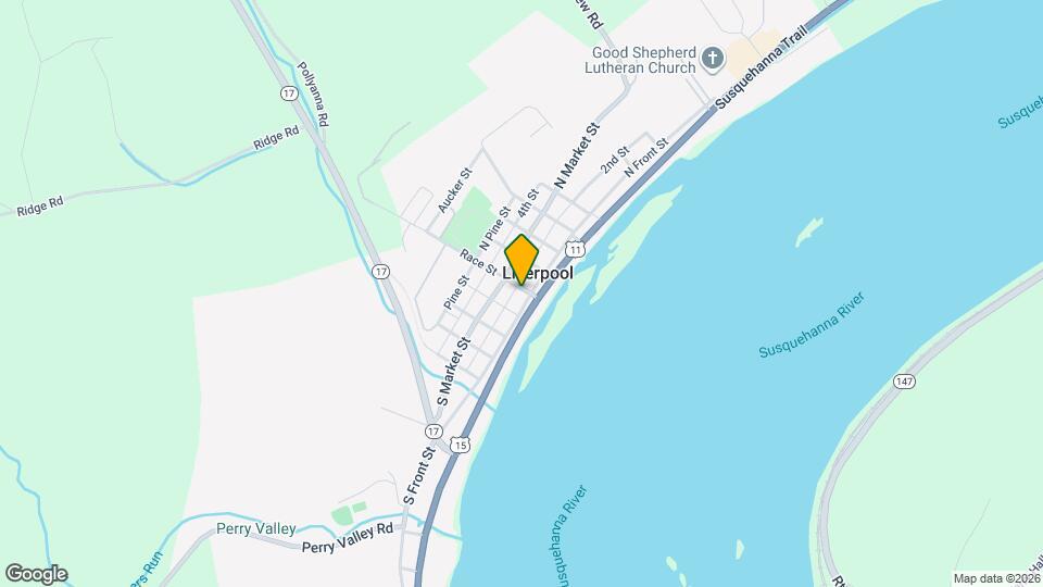 100 S Front St Map and Location Details