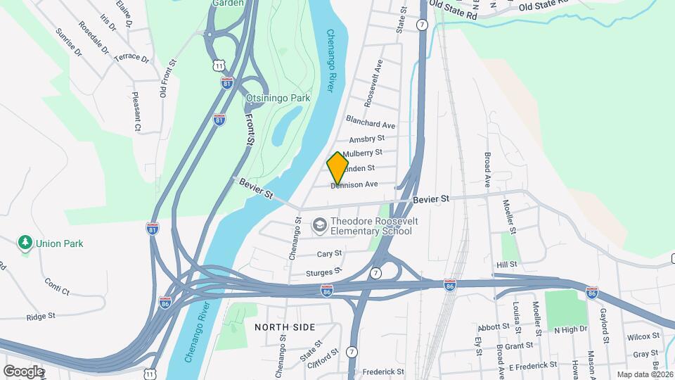 14 Dennison Ave Map and Location Details