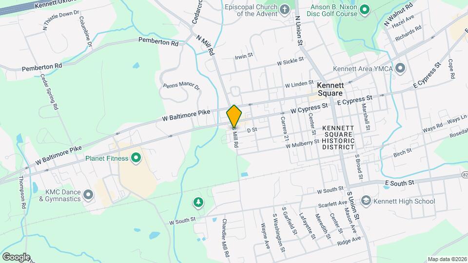 210 S Mill Rd Map and Location Details