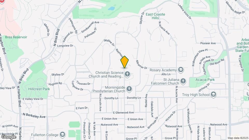 1414 Raymond Ave Map and Location Details