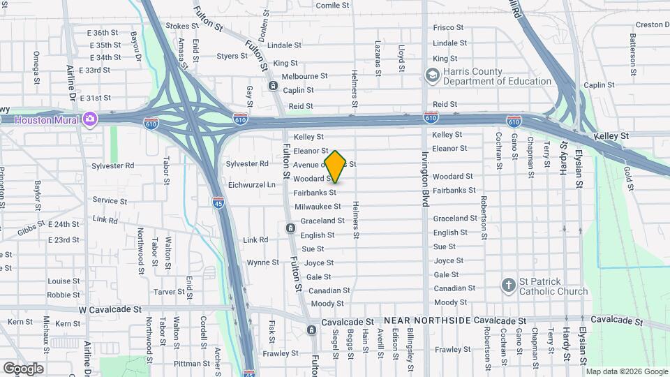 407 Fairbanks St Map and Location Details