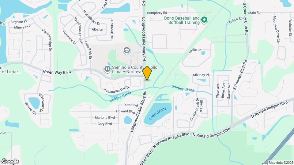 2177 Longwood Lake Mary Rd Map and Location Details