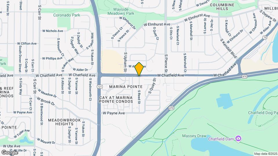 8317 S Reed St, Unit 4 Map and Location Details