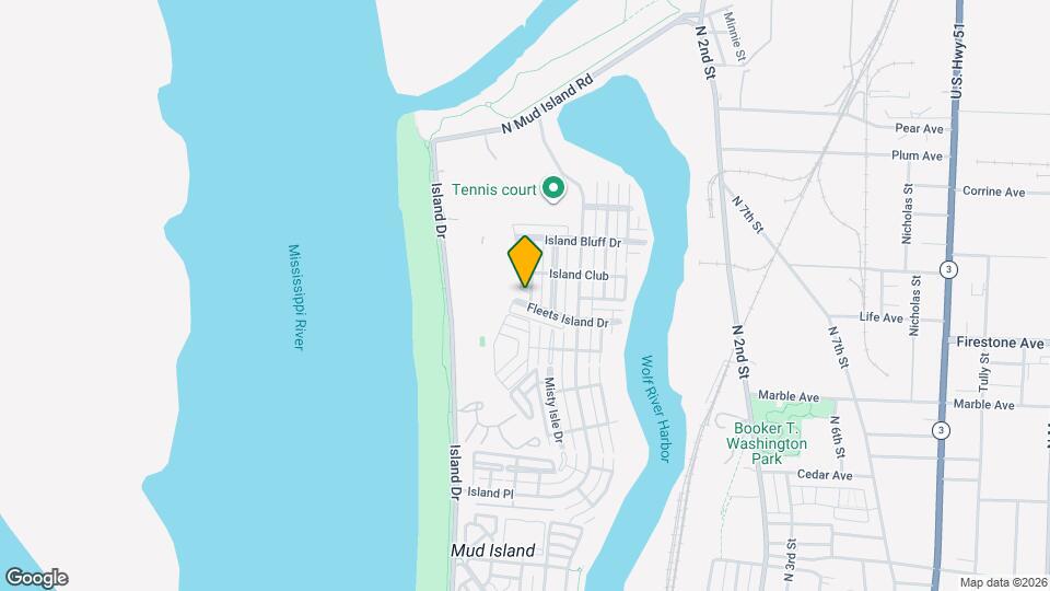 128 Fleets Island Dr Map and Location Details