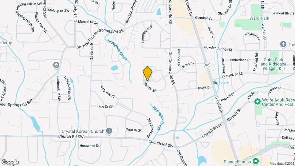 2922 Hall Dr SE Map and Location Details