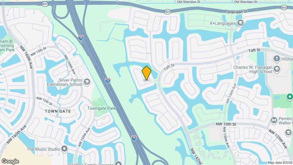 1603 NW 143rd Way Map and Location Details