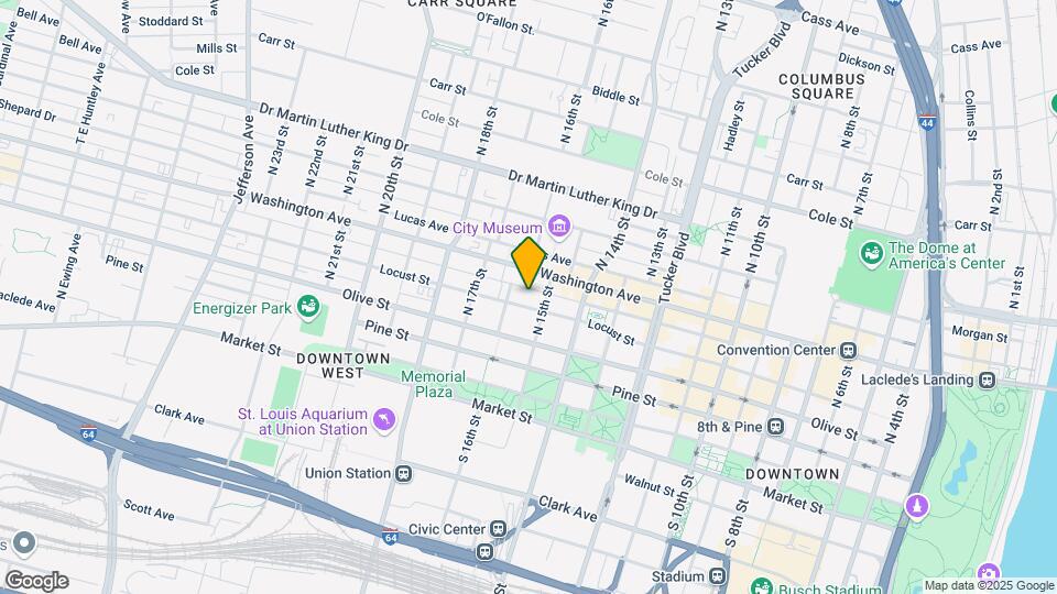 1511 Locust St Map and Location Details