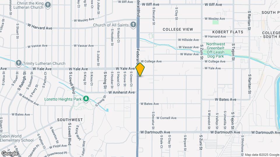 2720 S Federal Blvd Map and Location Details