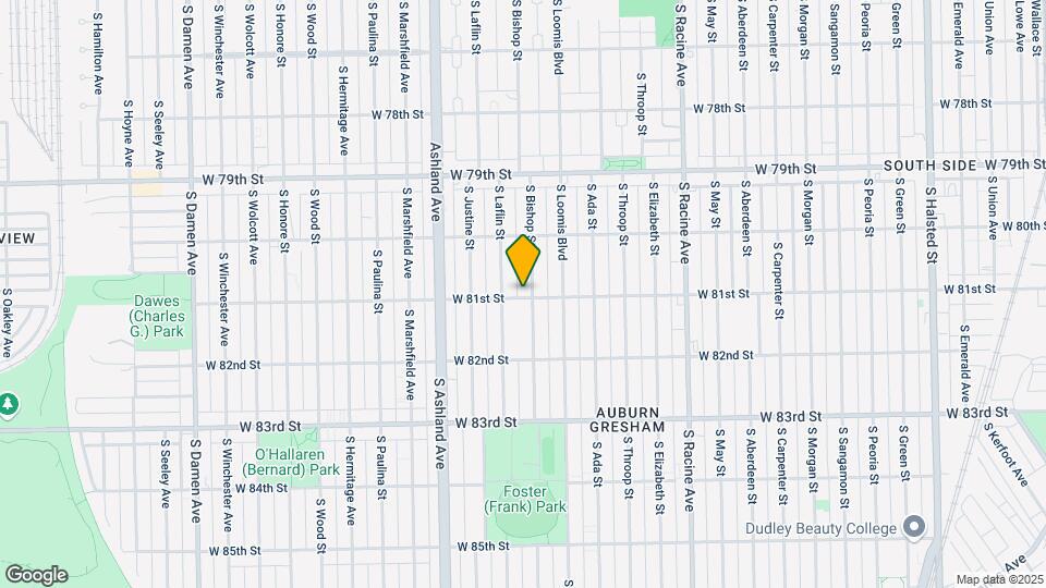 8056-8058 S Bishop St Map and Location Details