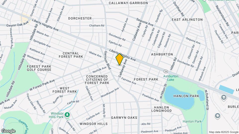 3702 Springdale Ave Map and Location Details