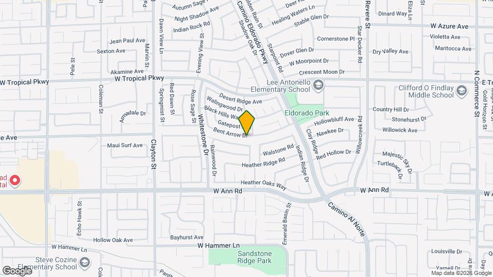 1575 Bent Arrow Dr Map and Location Details