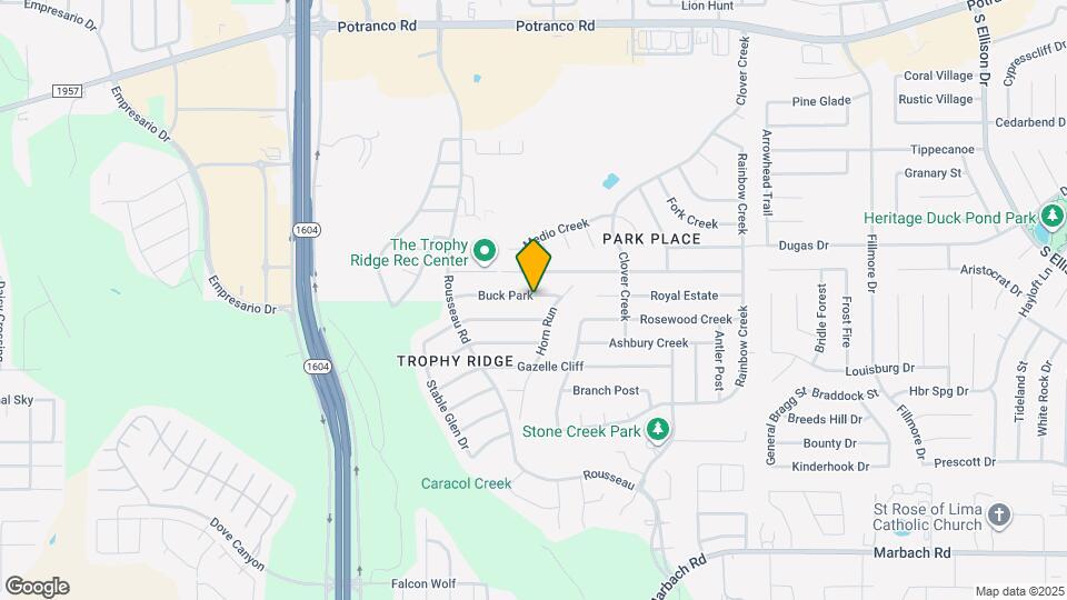 10630 Buck Park Map and Location Details