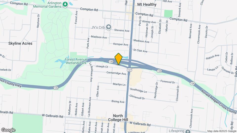 1620 Joseph Ct Map and Location Details