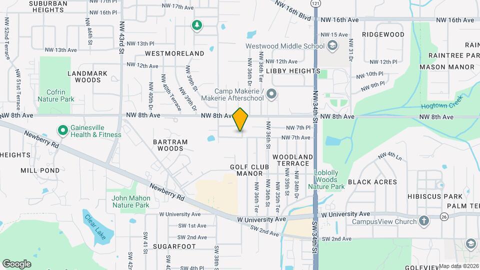 3706 NW 7th Ave Map and Location Details