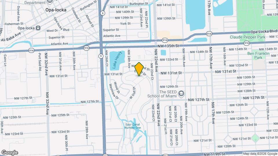 2324 NW 130th Ter Map and Location Details