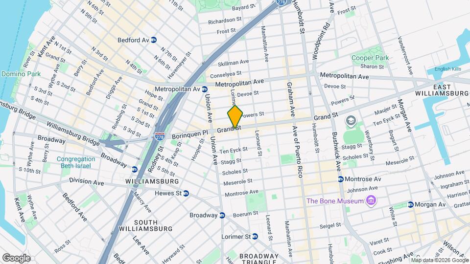 568 Grand St Mapa y Detalles de la Ubicación