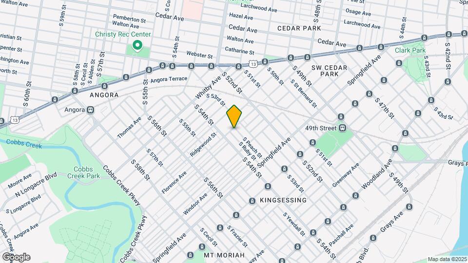 1102 S Peach St Map and Location Details