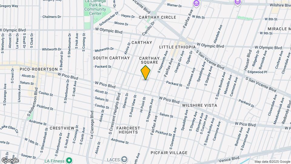 1219 Hi Point St, Unit 1219 Mapa y Detalles de la Ubicación