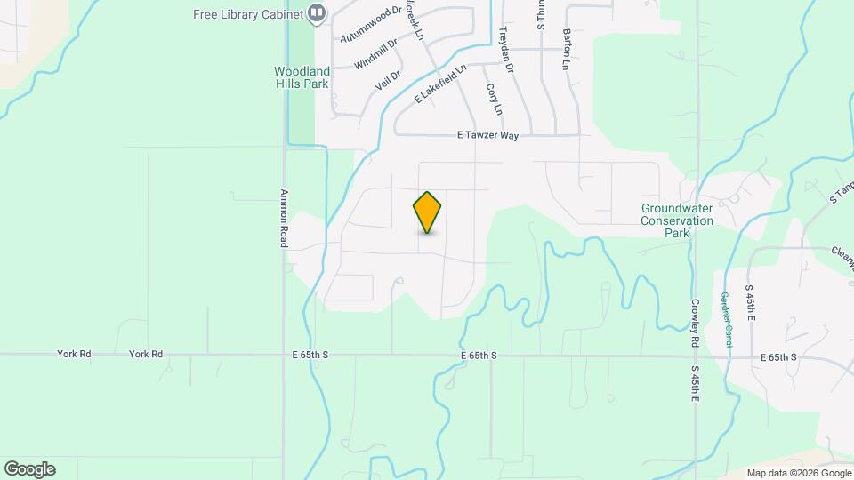 6047 Cedarwood Ln Map and Location Details