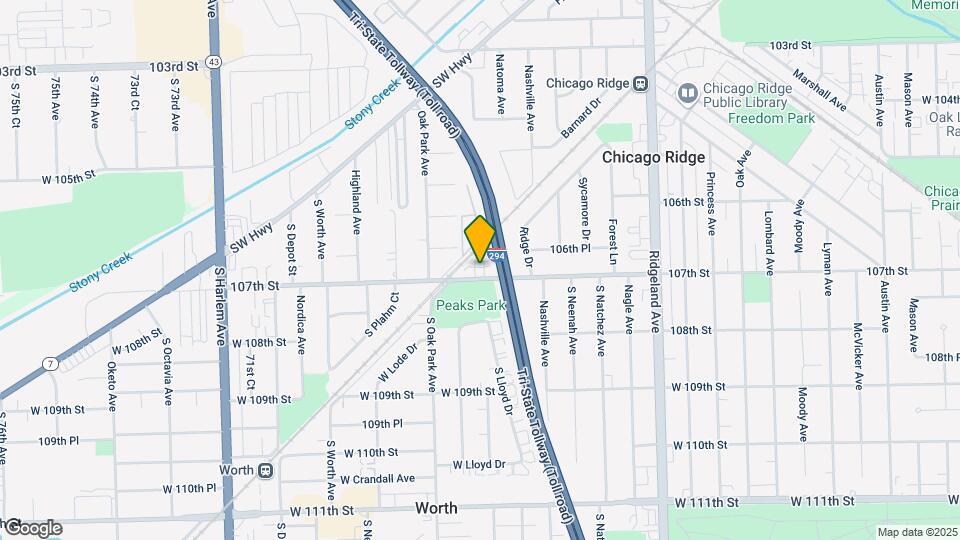 6724 107th St Map and Location Details