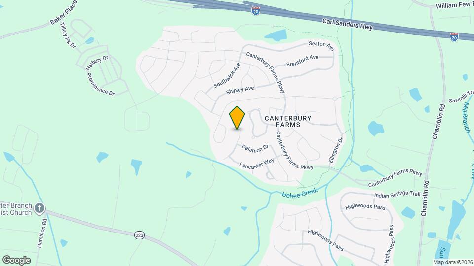 2632 Waites Dr Map and Location Details