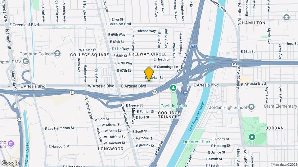 255 E Artesia Blvd Map and Location Details