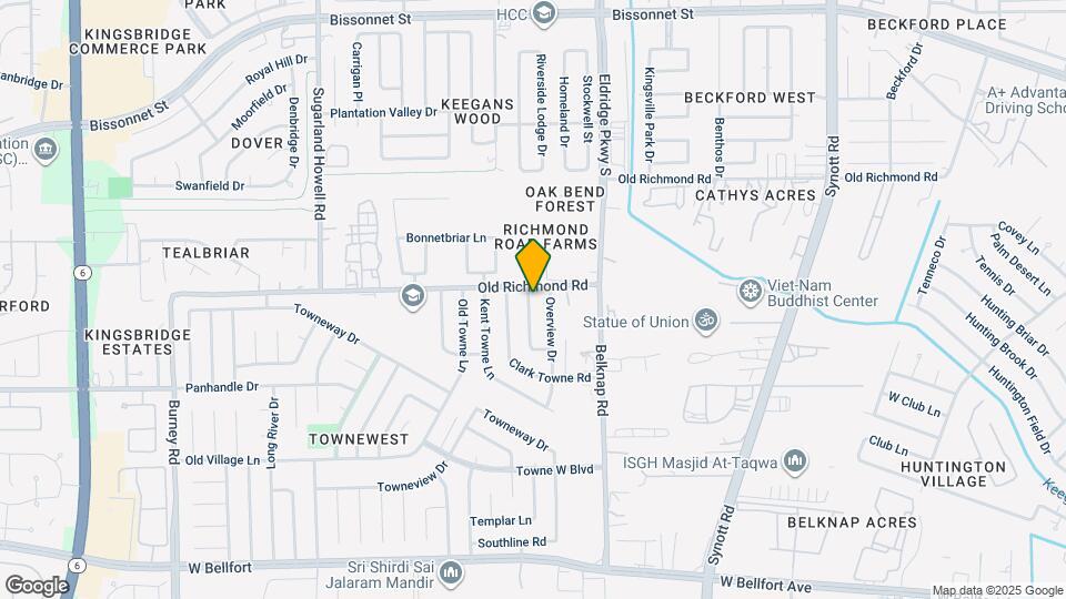 9907 Towne Tower Ln Map and Location Details