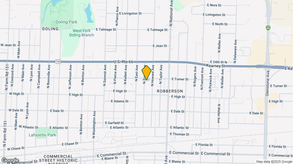 2250 N Travis Ave Map and Location Details