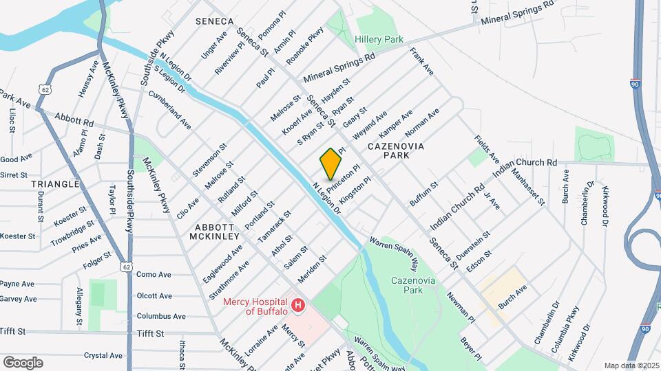 42 Princeton Pl-Unit -Upper Map and Location Details