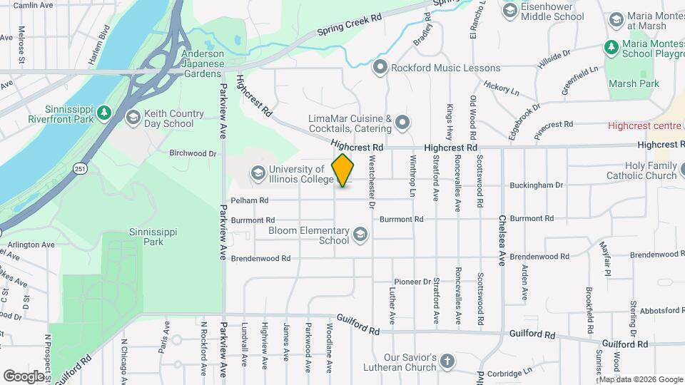 2812 Pelham Rd Mapa y Detalles de la Ubicación