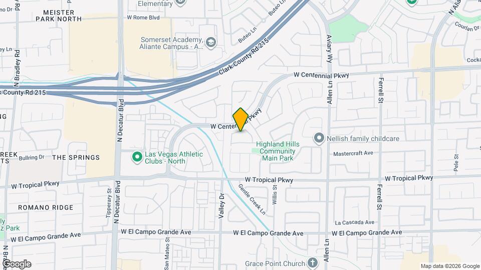 4209 W Gallinule Dr Map and Location Details