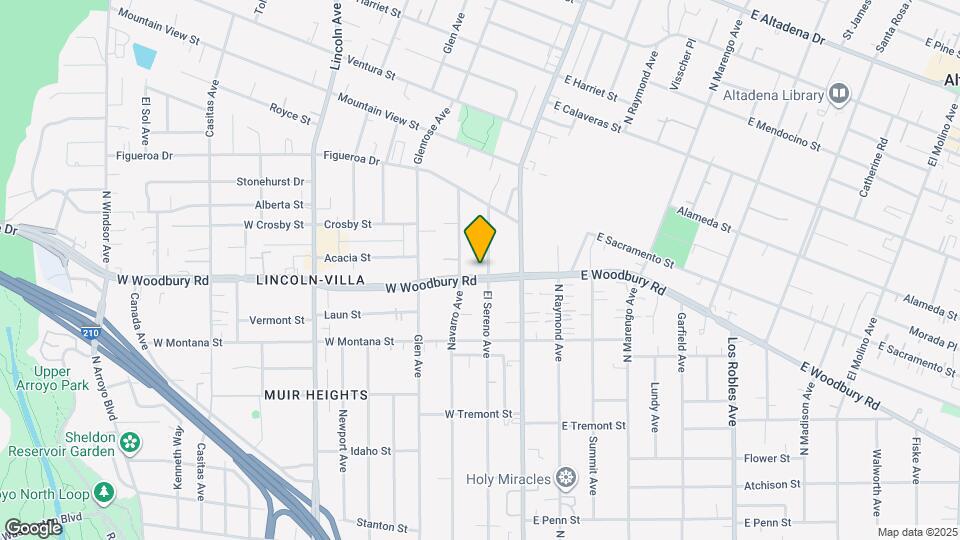 2191 El Sereno Ave Map and Location Details