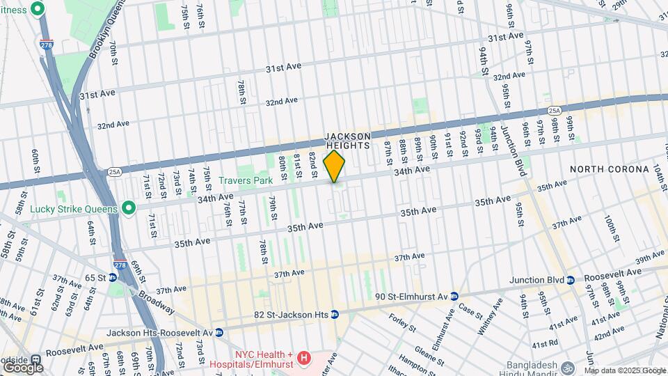 34-09 83rd Street Map and Location Details