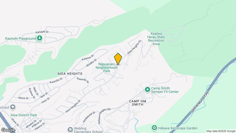 99-1215-1215 Aiea Heights Dr Map and Location Details