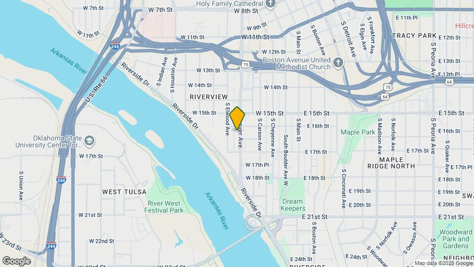 1612 S Denver Ave. Map and Location Details