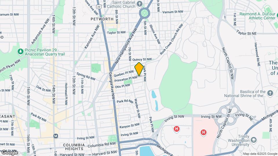 622 Princeton Pl NW Map and Location Details
