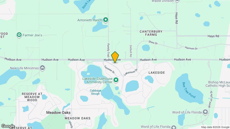 13811 Newport Shores Dr Mapa y Detalles de la Ubicación