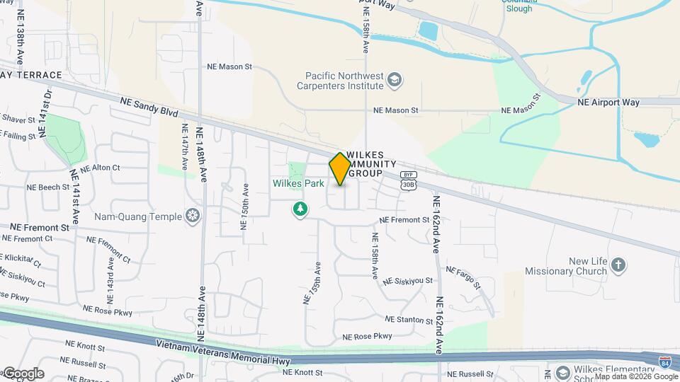 3625 NE 157th Ave, Unit B Mapa y Detalles de la Ubicación