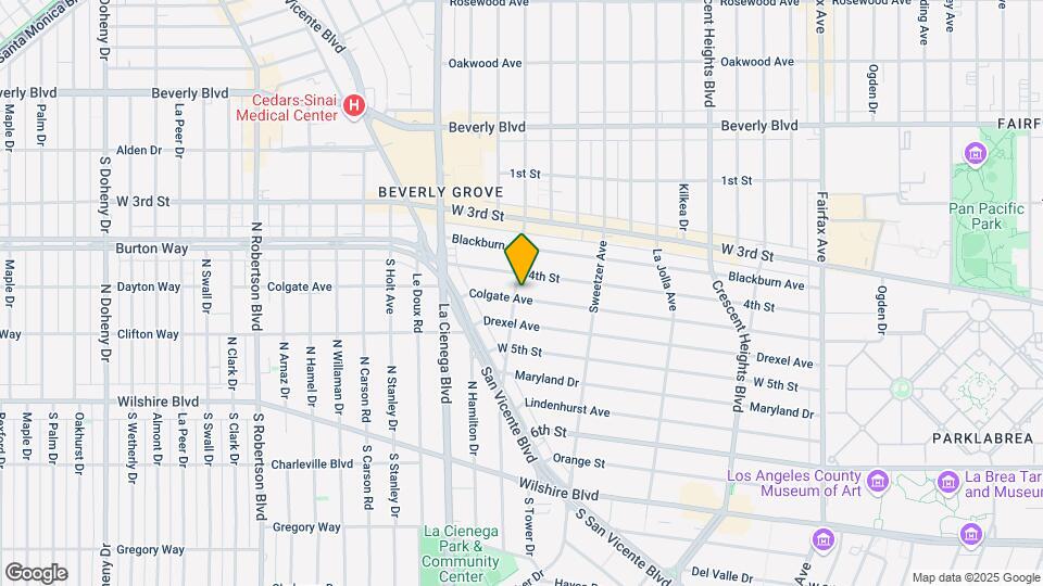 6687 Colgate Ave Map and Location Details