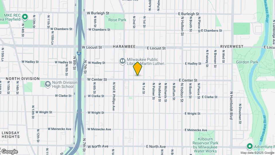 126 W Center St Map and Location Details