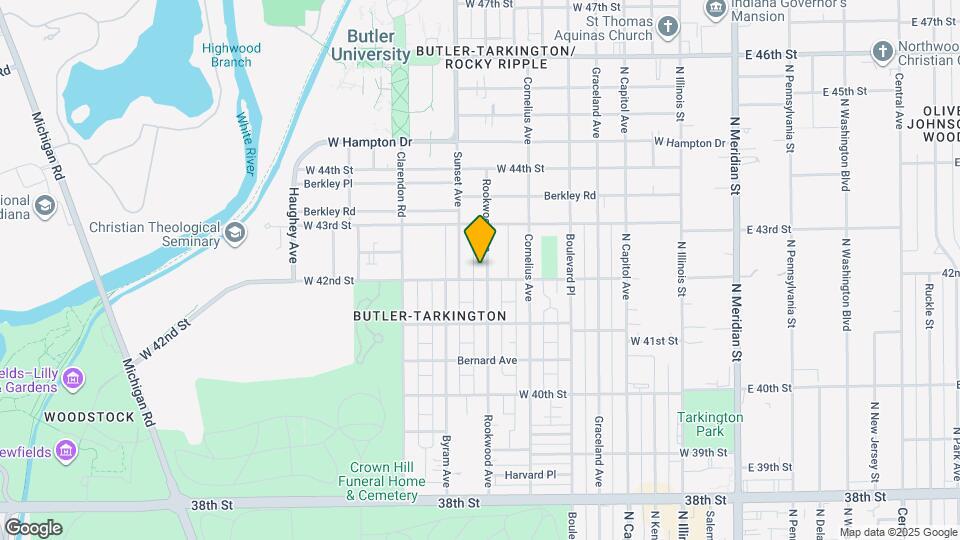 4208 Rookwood Ave Map and Location Details