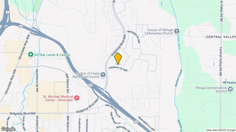 10615 Hillsboro Dr NW Map and Location Details