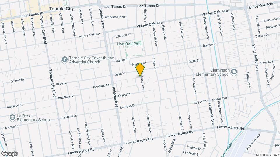 5325 Glickman Ave Map and Location Details